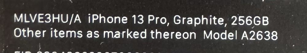 Iphone 13 pro 256GB