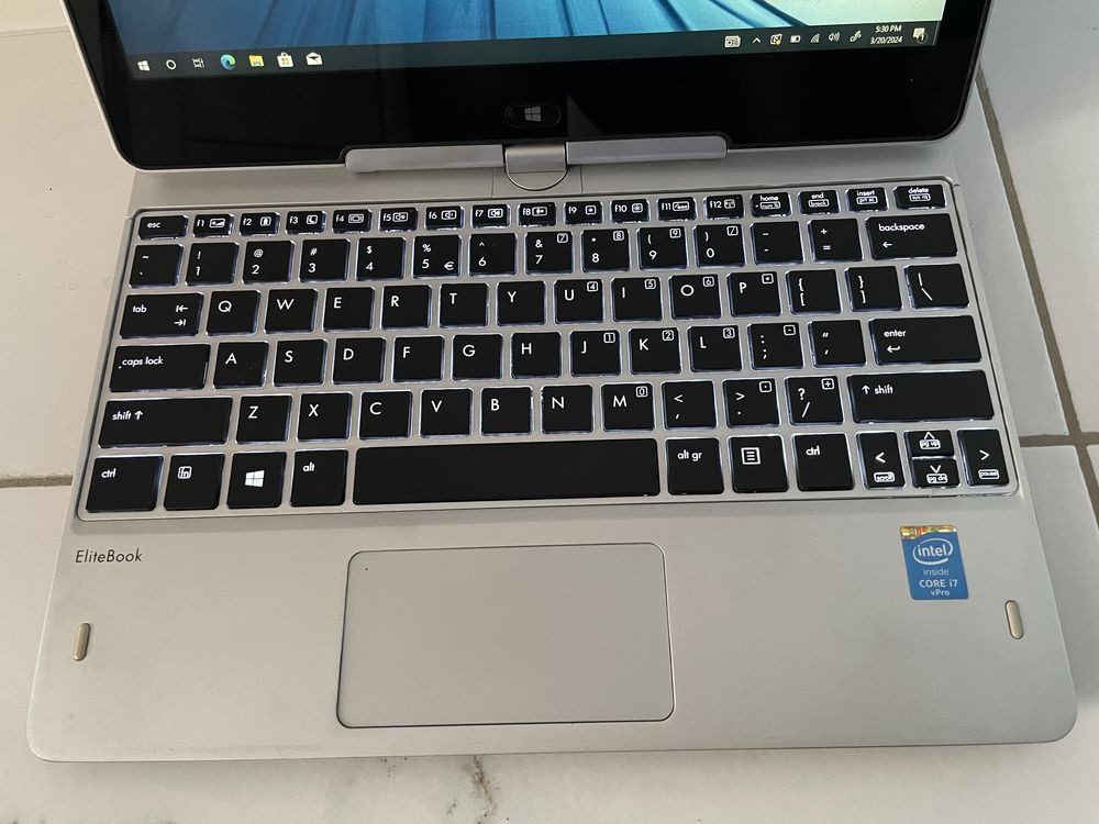 Hp EliteBook 810 - i7-5600U,HDD- 512 SSD, Battery- 2h