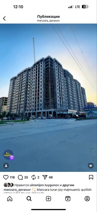 Qorasuvda Manzara turar joyda premium kvartira sotiladi (uzimniki)