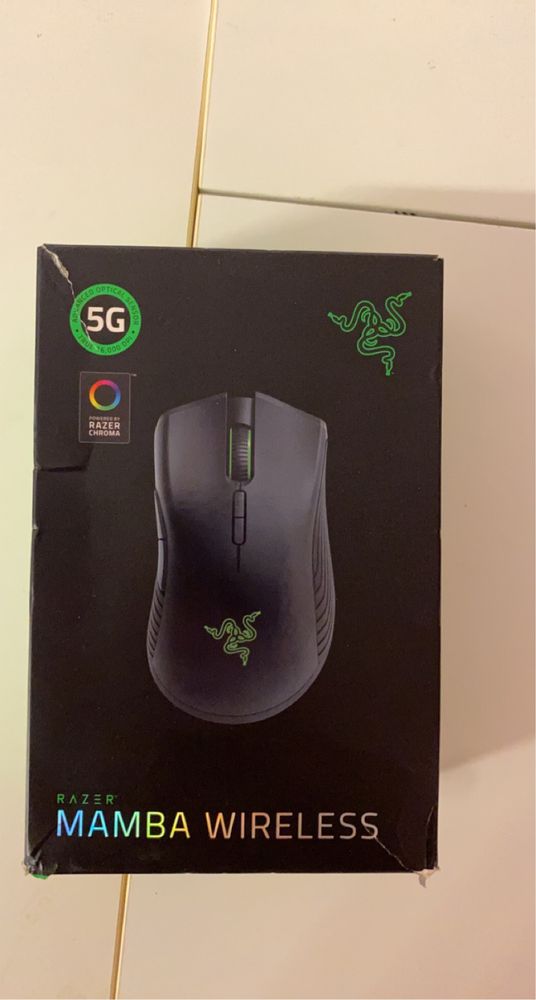 Mouse gaming razer mamba wireless