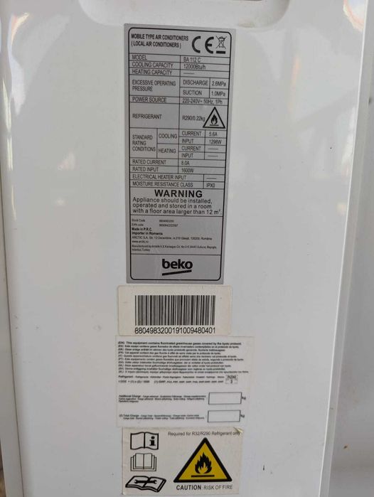 Apărat de aer condiționat Beko