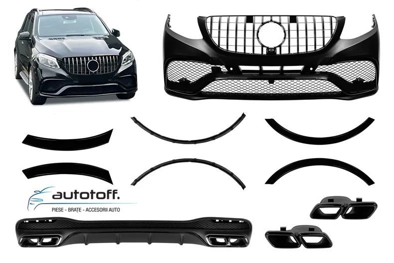 Pachet exterior compatibil Mercedes GLE W166 (2015-2019) GLE 63AMG Design