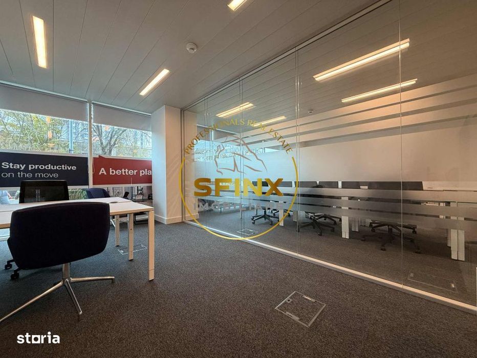 Spatiu birouri, 25 de persoane, terasa, cantina, utilitati incluse in