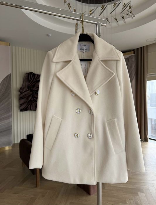 Палто естествен пълнеж сваляща качулка