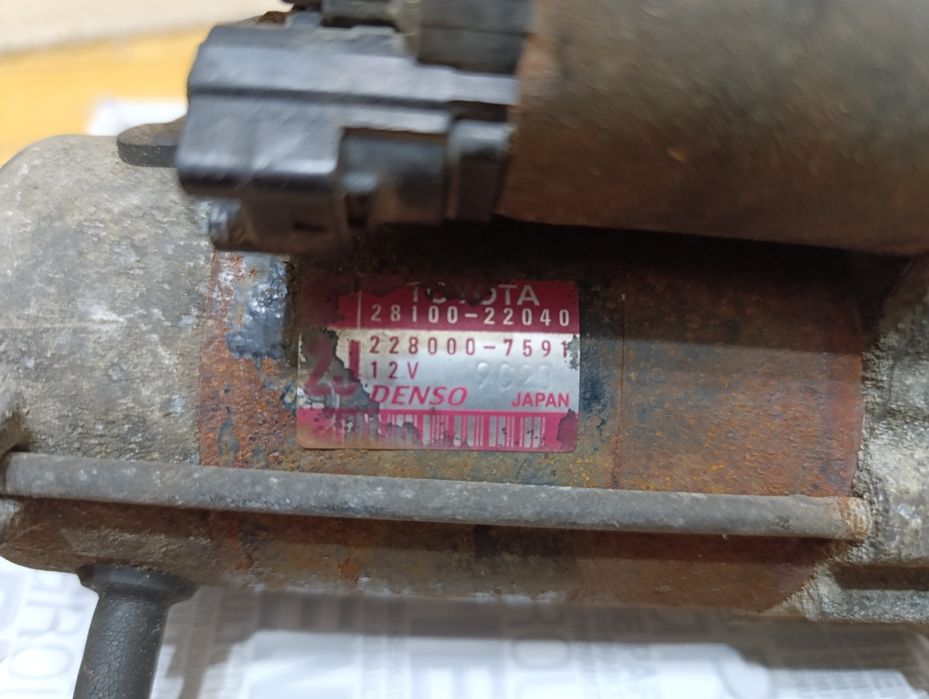 TOYOTA Стартер DENSO  JAPAN за Тойота Корола.Авенсис.RAV4 1.6/1.8/2.0