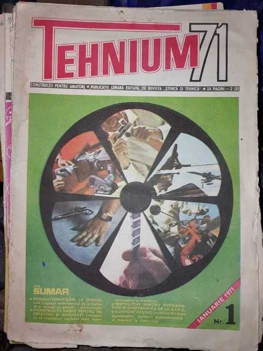 Colectie reviste Tehnium 1971 - 1992