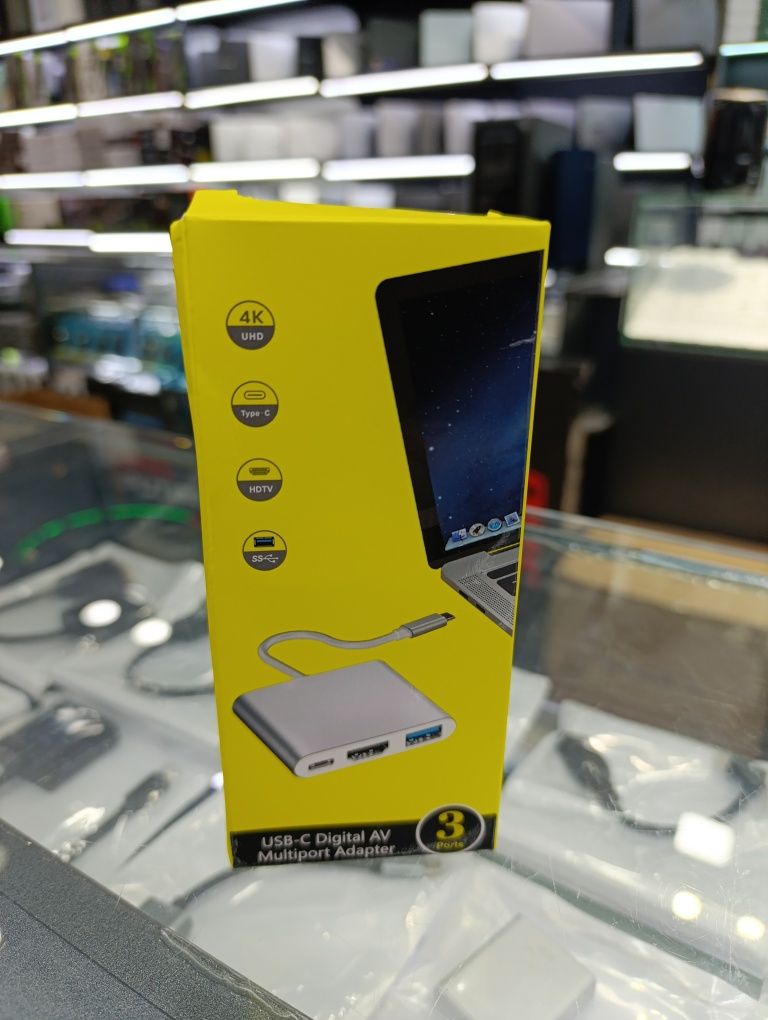 Скидка! Доставка! Type c hdmi,usb 3.0, type c pd