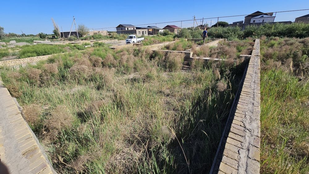Urganch tumani Goybu Turkmanlik maxallasida 360m2 fundament qilingan