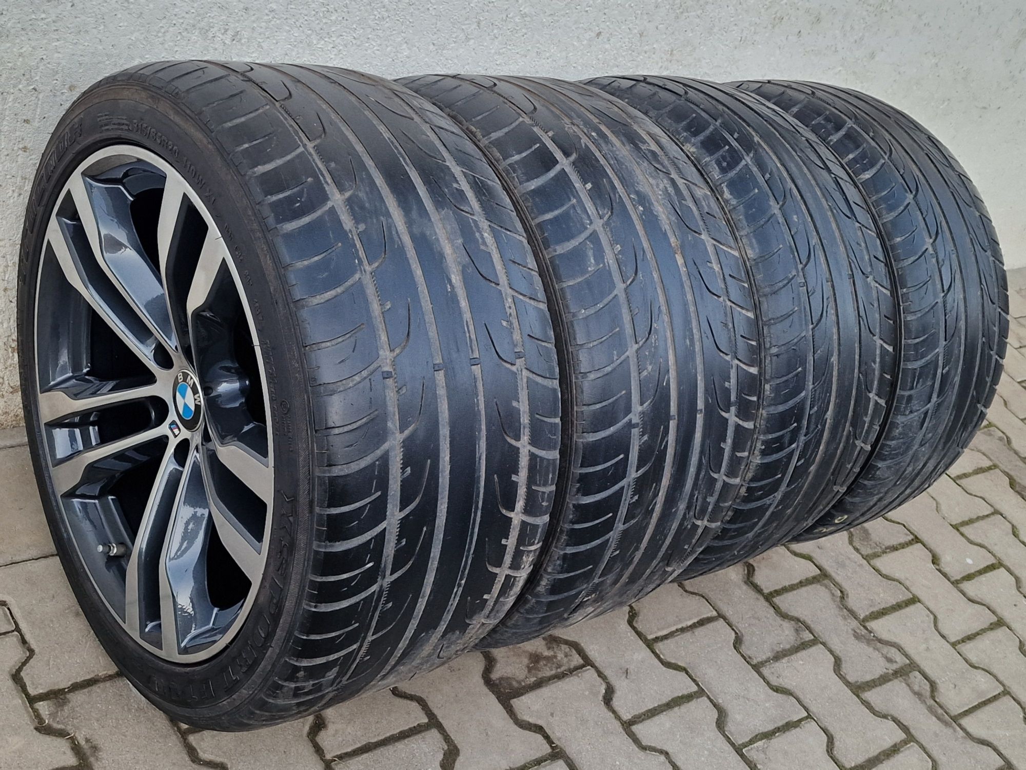 Jante BMW  M 468 pe 20 Diamond Cut BMW X5 F15 X6 F16 E71 roti anvelope