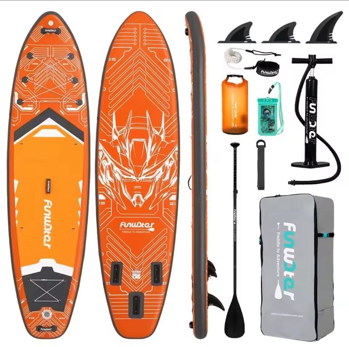 Надуваем падъл борд FunWater 11'6, SUP.