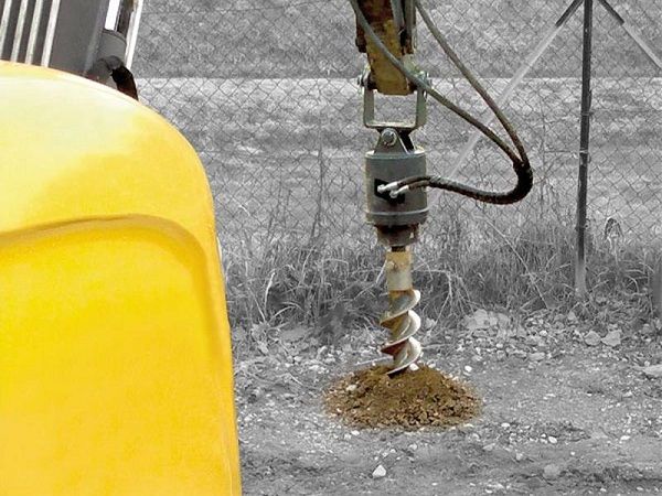 Foreza excavator, foreza buldoexcavator, burghiu