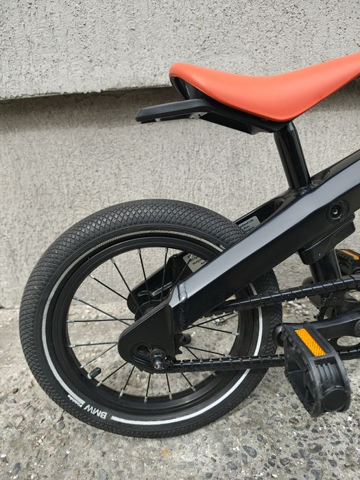 Bicicletă copii BMW Kidsbike 14 Zoll 2 in 1 negru model 2021