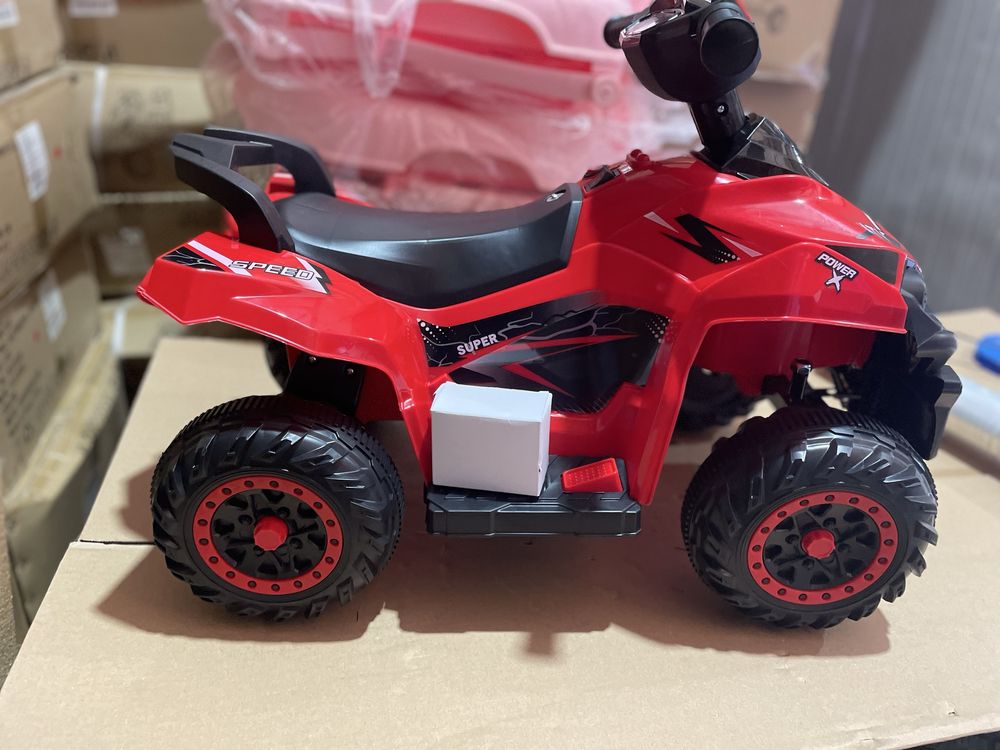 Atv electric copii Nichiduta Power X Speed 12V 4.5Ah, Roti rezistente