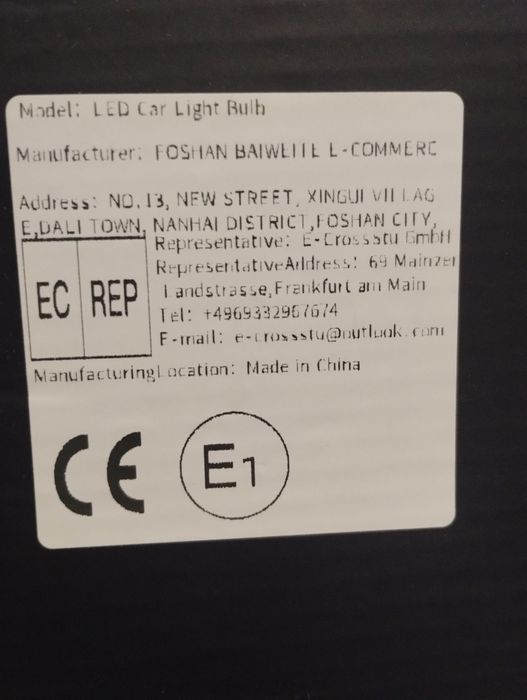 H7 LED 6000k Dawn Кnight K5C mini.Нови!