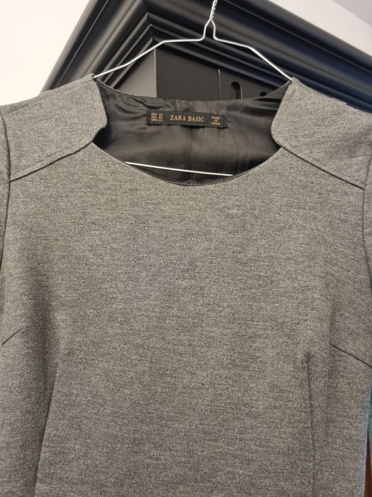 Rochie gri scurta Zara