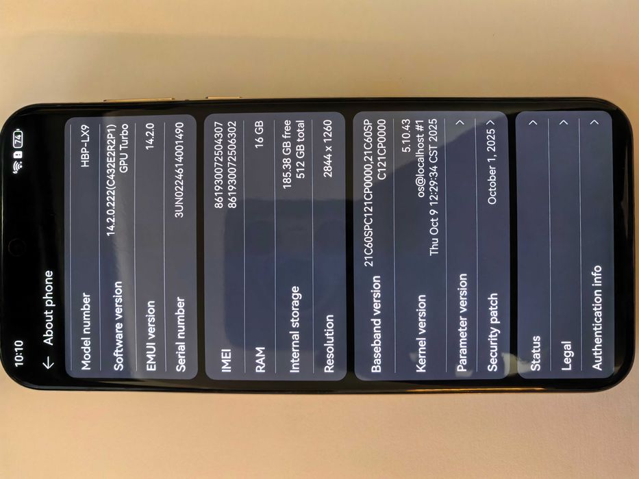 Huawei Pura 70 Ultra Green 512GB folosit - fara incarcator