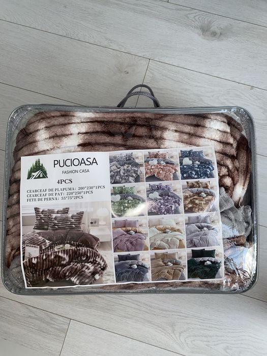 Casa Pucioasa lenjerie pufoasa de pat