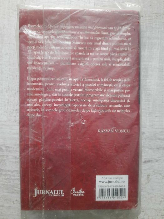 Nichita Stănescu - Noduri și semne Cartonat Colecția Jurnalul național