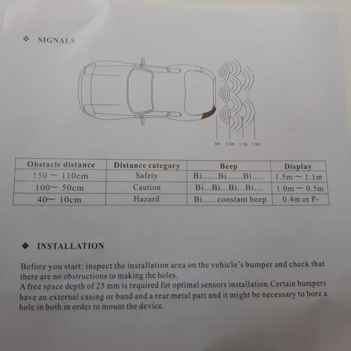 Камера За Заден Ход С Поставка За Регистрационен Номер