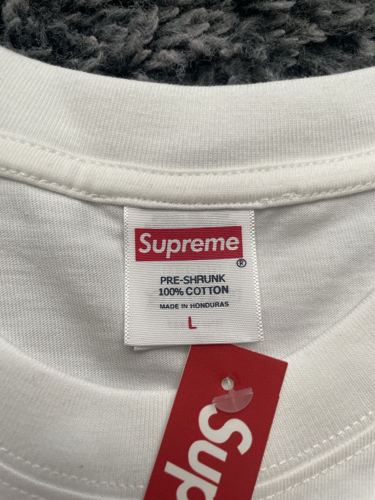 Supreme playboi carti tee white + playboi carti постер