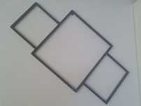 Rama tablou fier, vopsit gri antracit, hand made