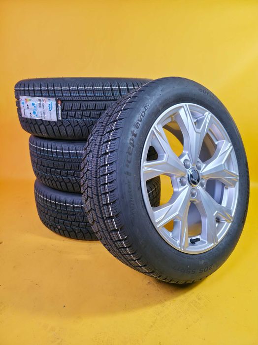 Roti Jante Anvelope IARNA 205/55/17 5x100 OEM Skoda Kamiq NOI 2019