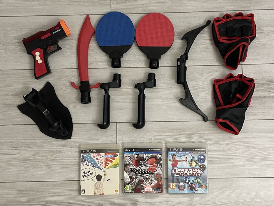 Продам комплект для игр move ps3