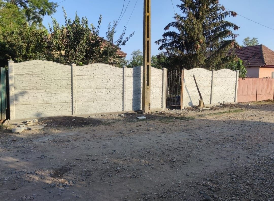 Gard din placi beton