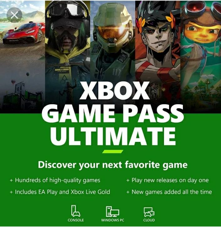 Подписка геймпас Xbox Game Pass Ultimate 14 дней