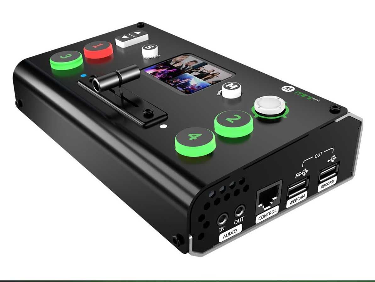 RGBlink Mini PRO streaming switcher with CK, PTZ, Recording