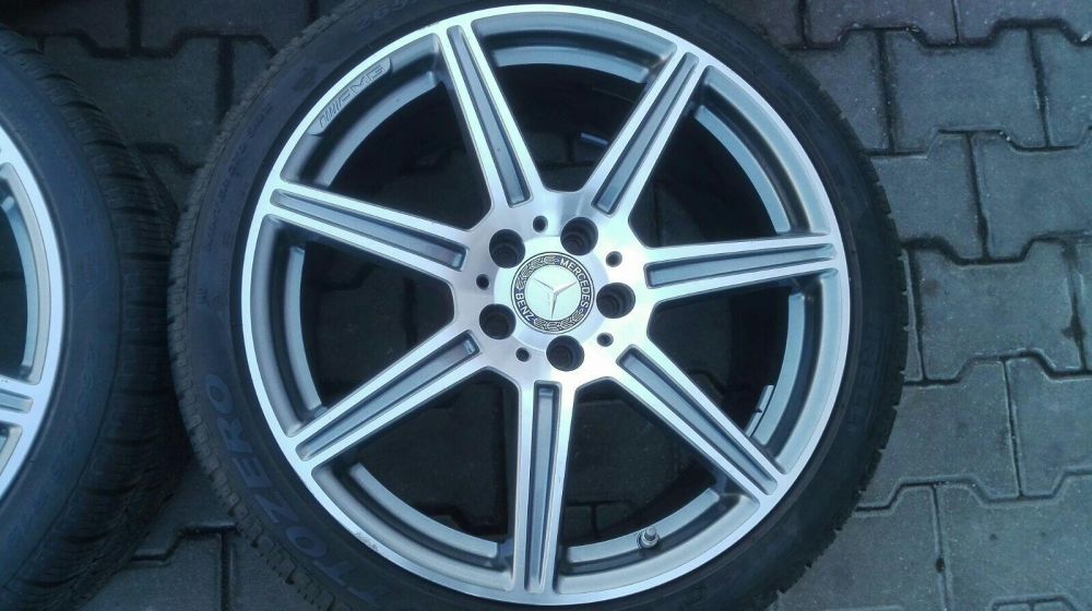 Jante originale Mercedes AMG SLS W197,19"-20" cu anvelope de iarna.