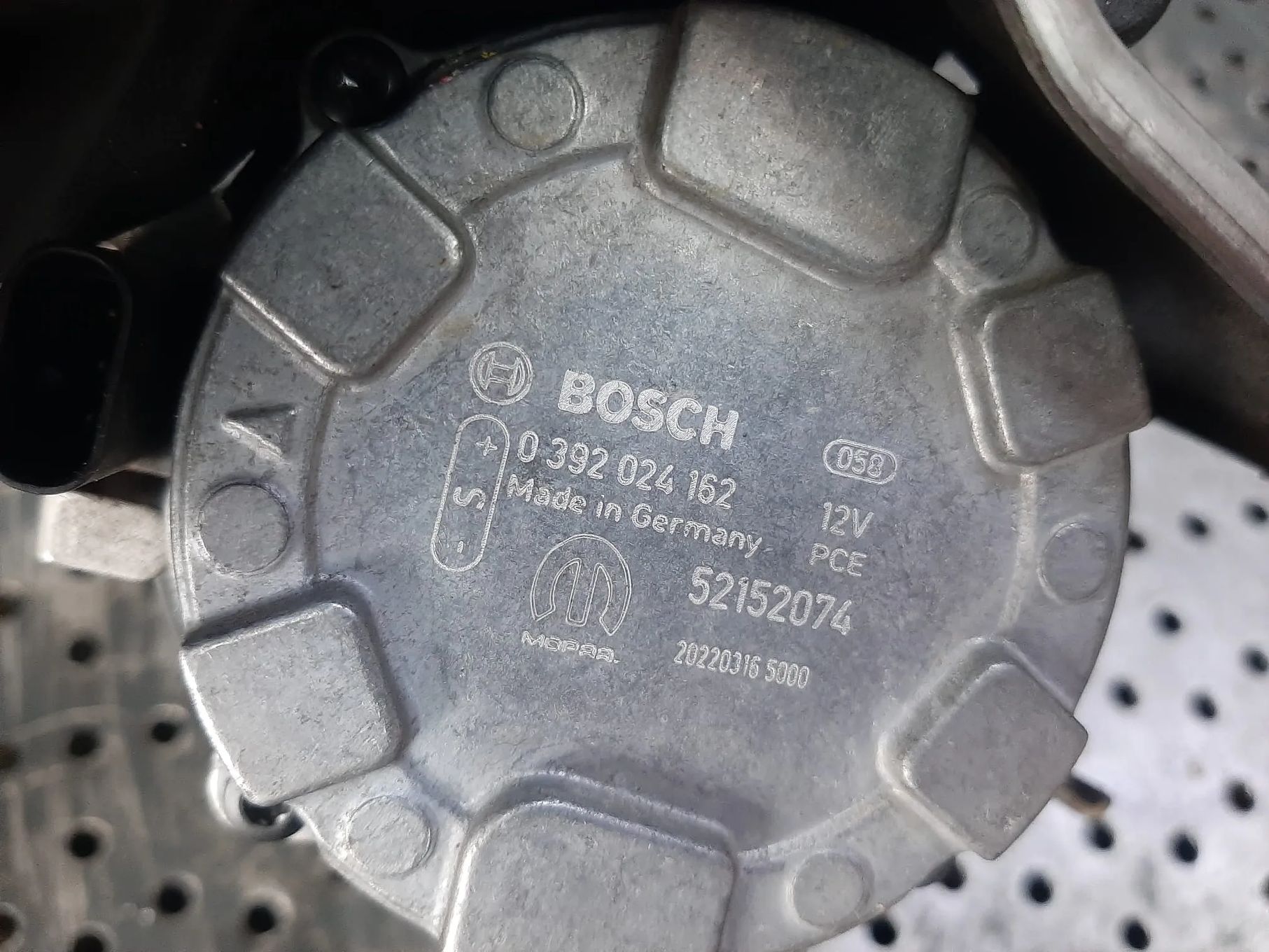 pompa recirculare apa 2.2d multijet  46349131 fiat ducato euro 6  52152074  0392024162