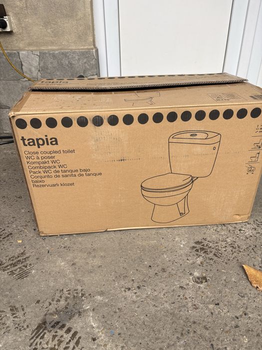 NOU!Vand was wc cu rezervor, capac, set fixare