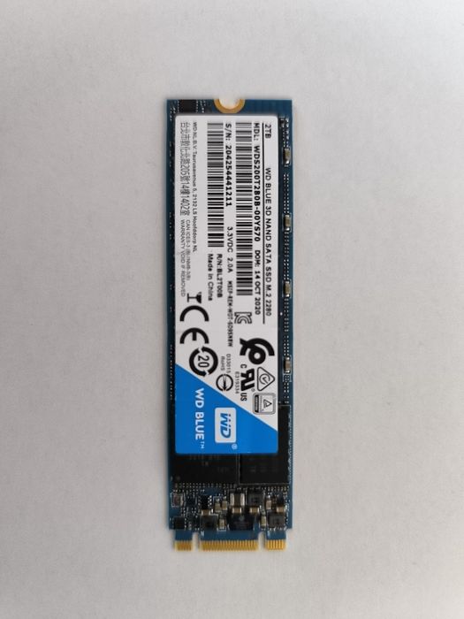 WD Blue 3D NAND SATA M.2 2280