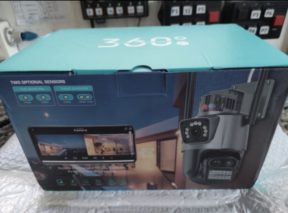 Cameră de filmat wireless rotativă 360 de grade