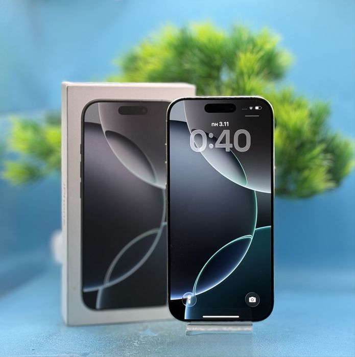 ГАРАНЦИОНЕН!!! Apple iPhone 16 Pro, 128GB, 5G, White Titanium