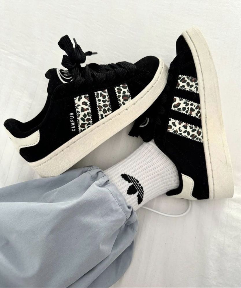 Adidas Campus 00s Black Leopard Размер:36,37,38,39,40