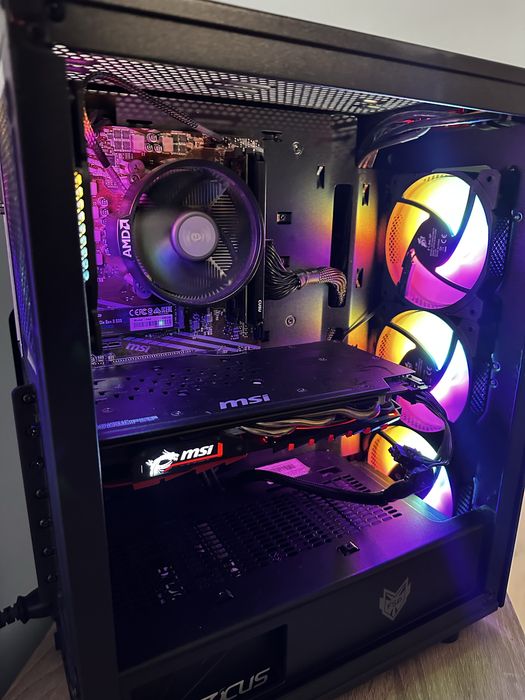 Геймърски компютър Ryzen 5 3600 / GTX 1060 / 16GB RAM / SSD