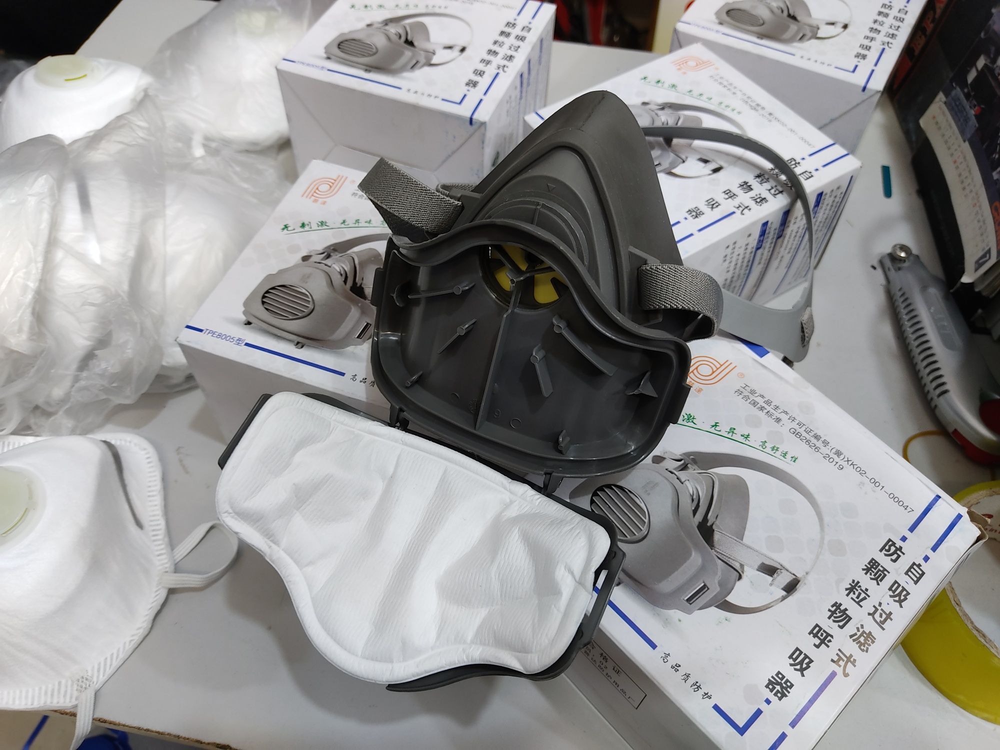 Респиратор маска сменная полумаска хлопковая maska resperator