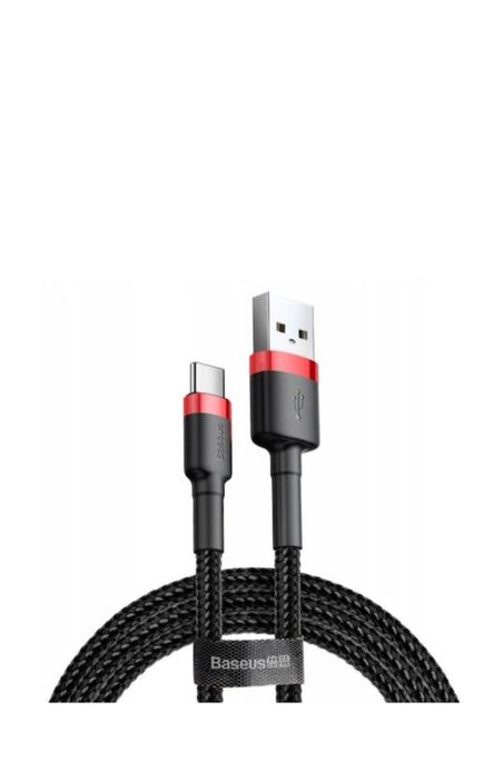 Cablu USB la Type-C, Fast Charging, 3A, 1m, R81, Aluminiu, Nailon, TPE