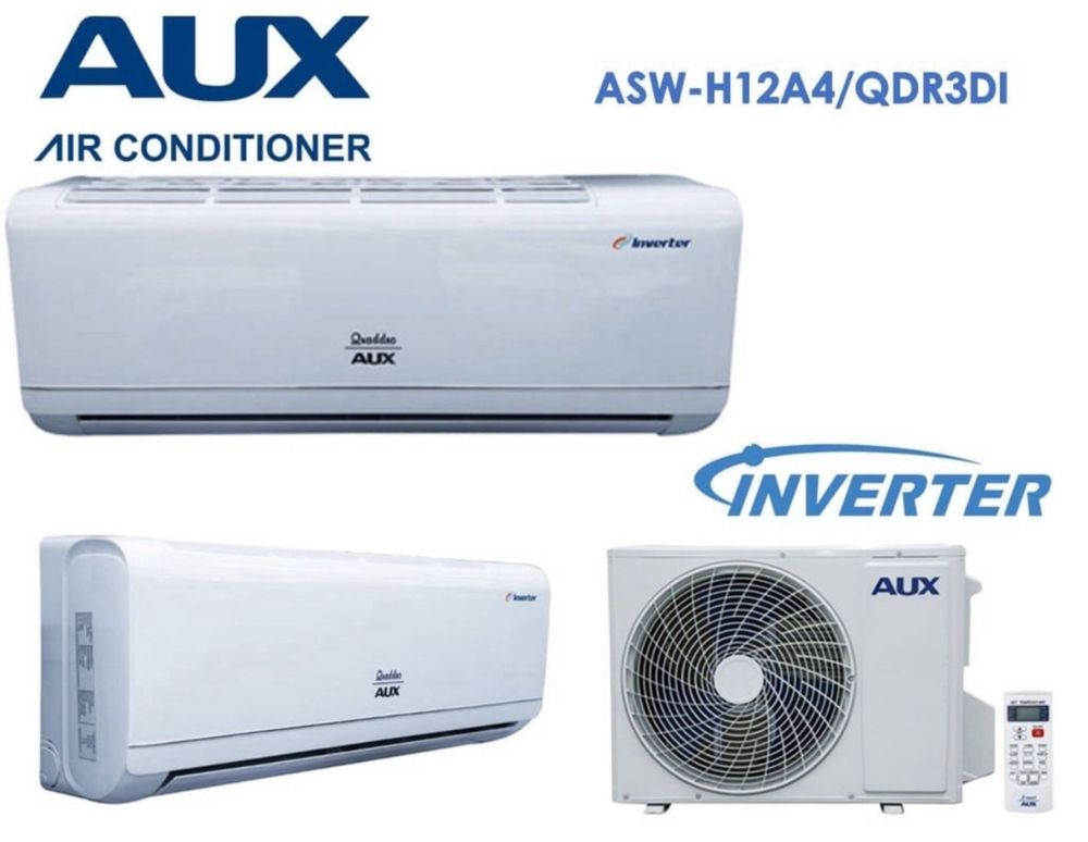 Кондиционер Aux 12 Inverter + Ten Доставка Бксалатно