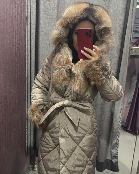 Geaca cu blana naturala