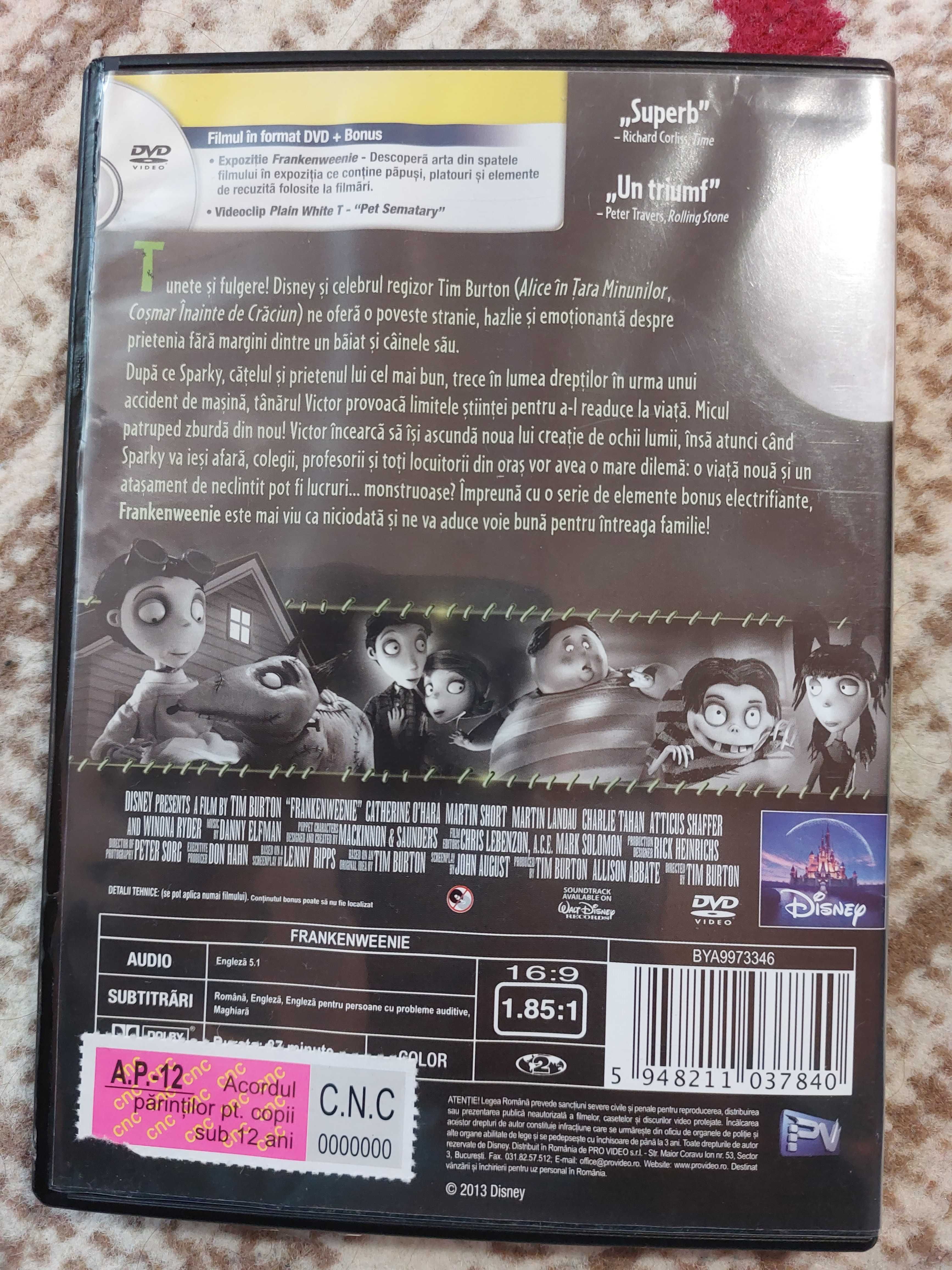 Frankenweenie DVD