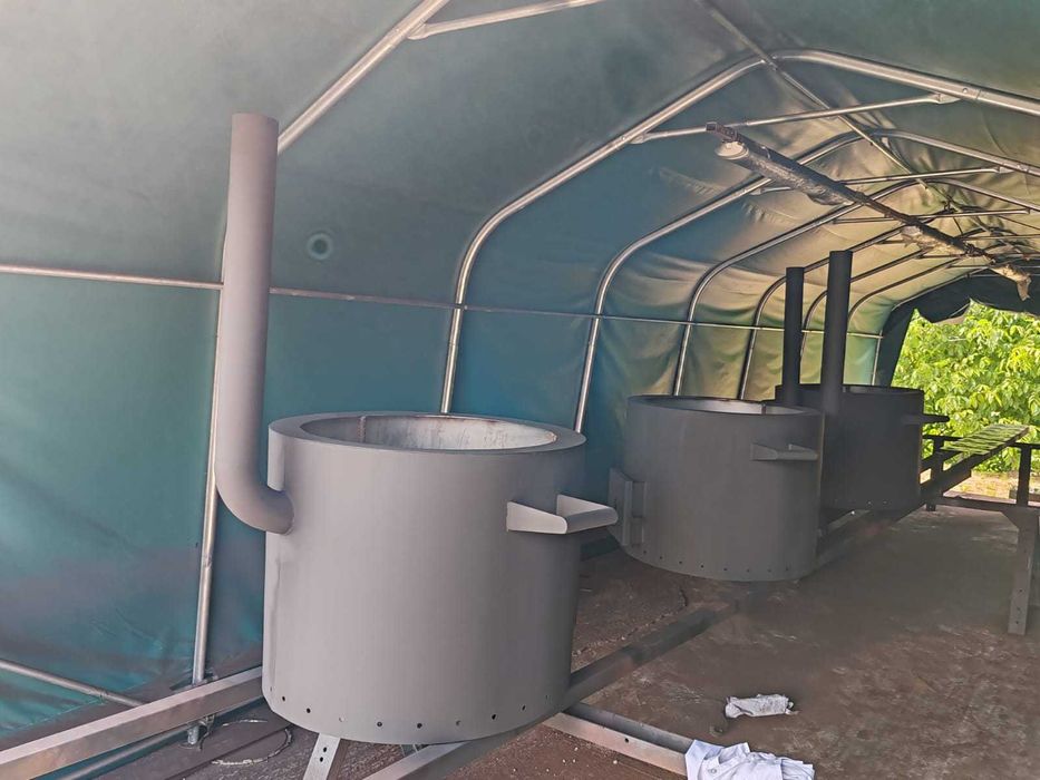 Cazan complet din INOX alimentar pentru tuica/palica/rachiu) 140L