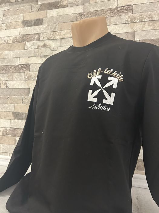 Bluza Off White  Labubu neagra