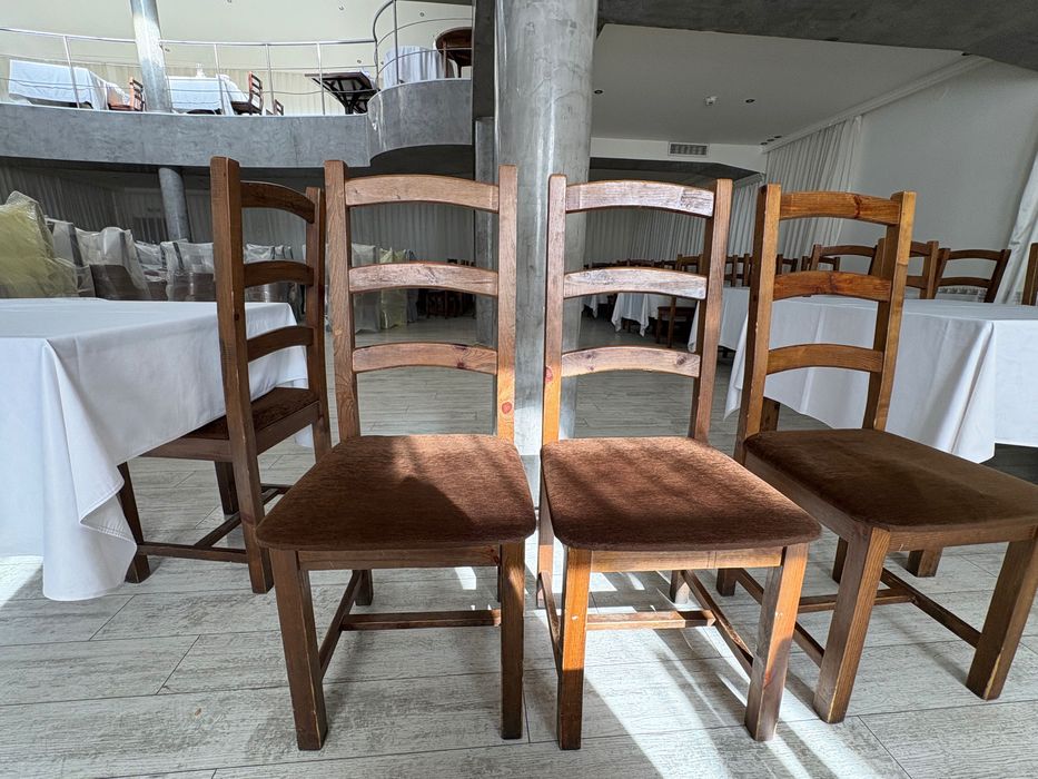 Дървени столове за ресторант , градина