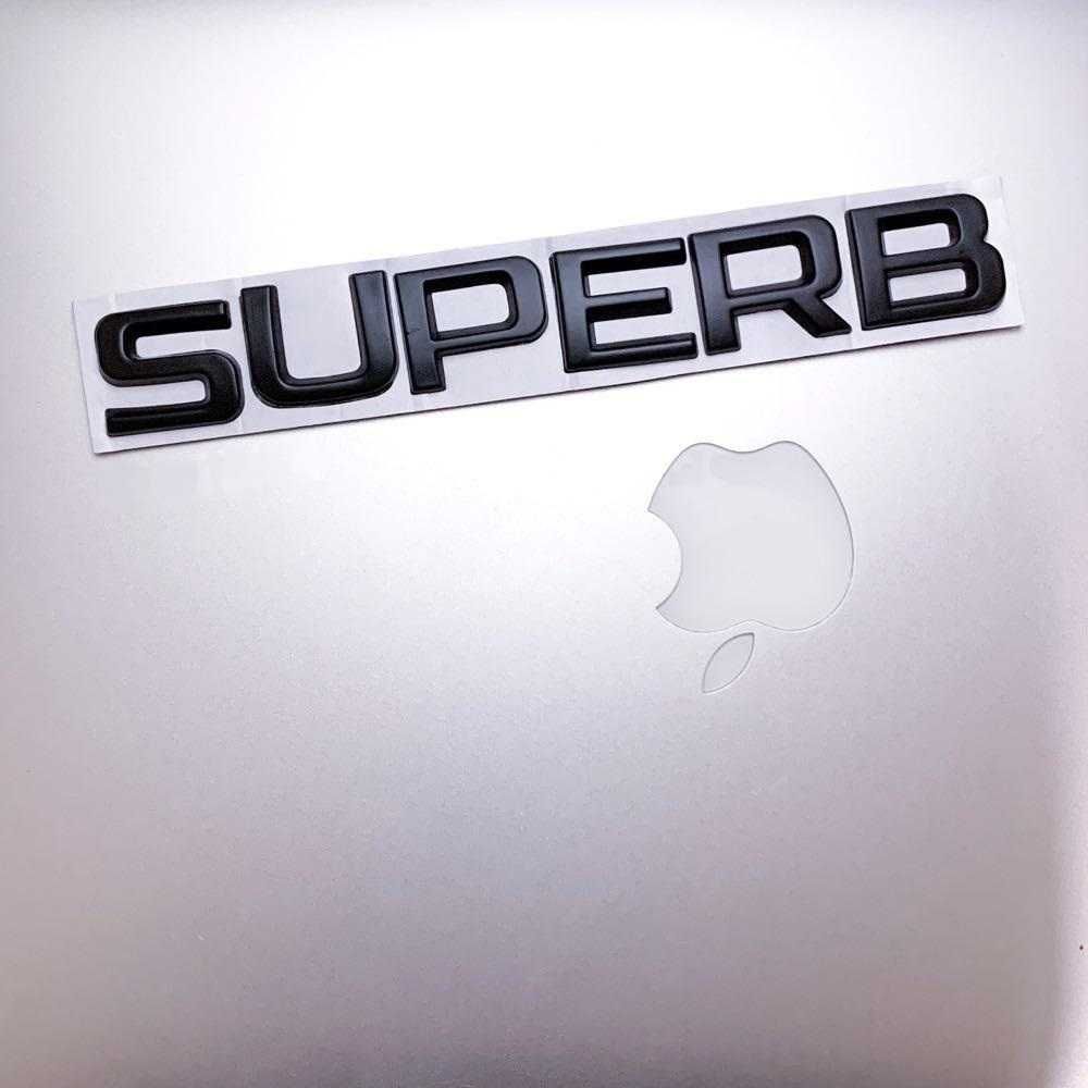 Set embleme SKODA SUPERB 4x4 / emblema stema sigla sticker inscriptii
