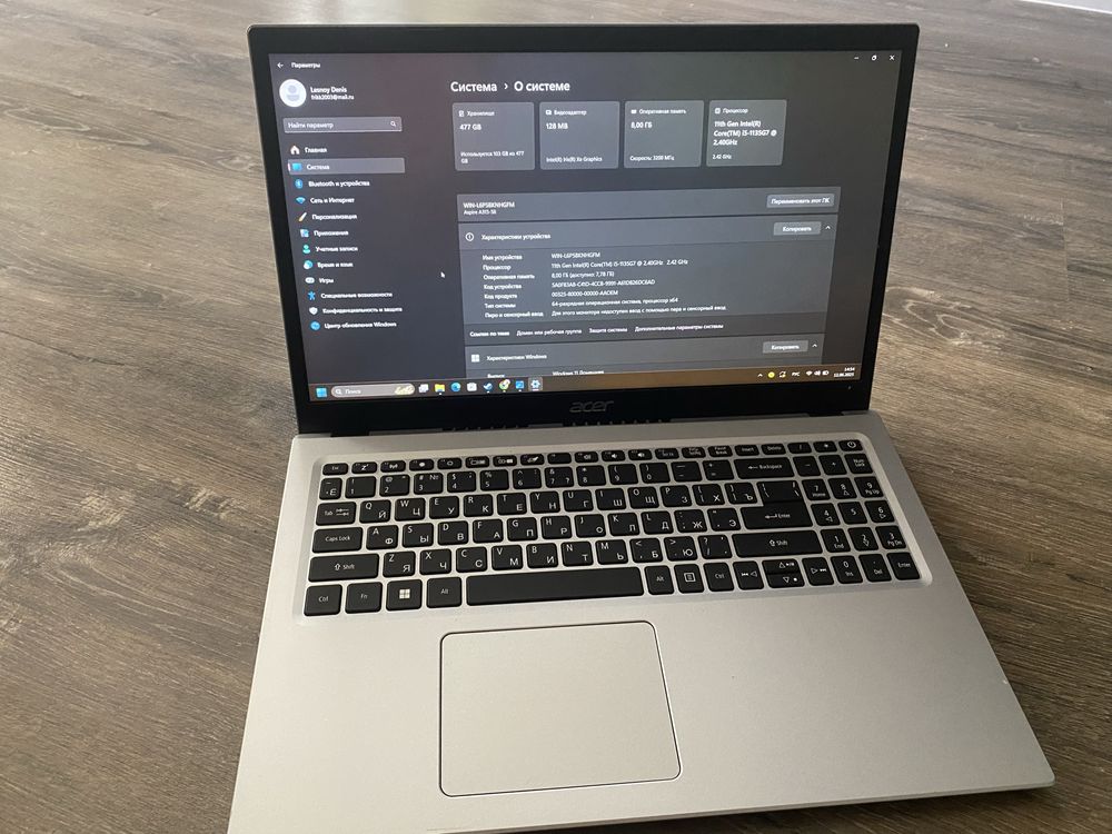 ACER ASPIRE 3 в отличном состоянии