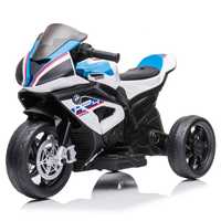 Motocicleta electrica copii cu 3 roti BMW H4 cu Mp3 Player #Albastru