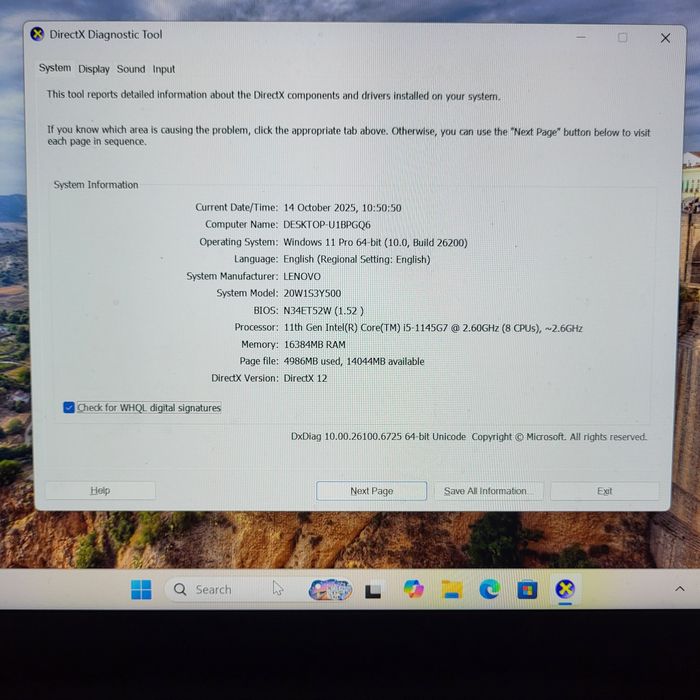 Lenovo ThinkPad I5 Gen 11